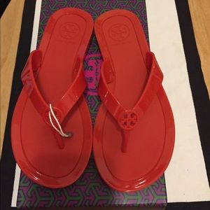 Tory Burch jelly thong sandals size 5